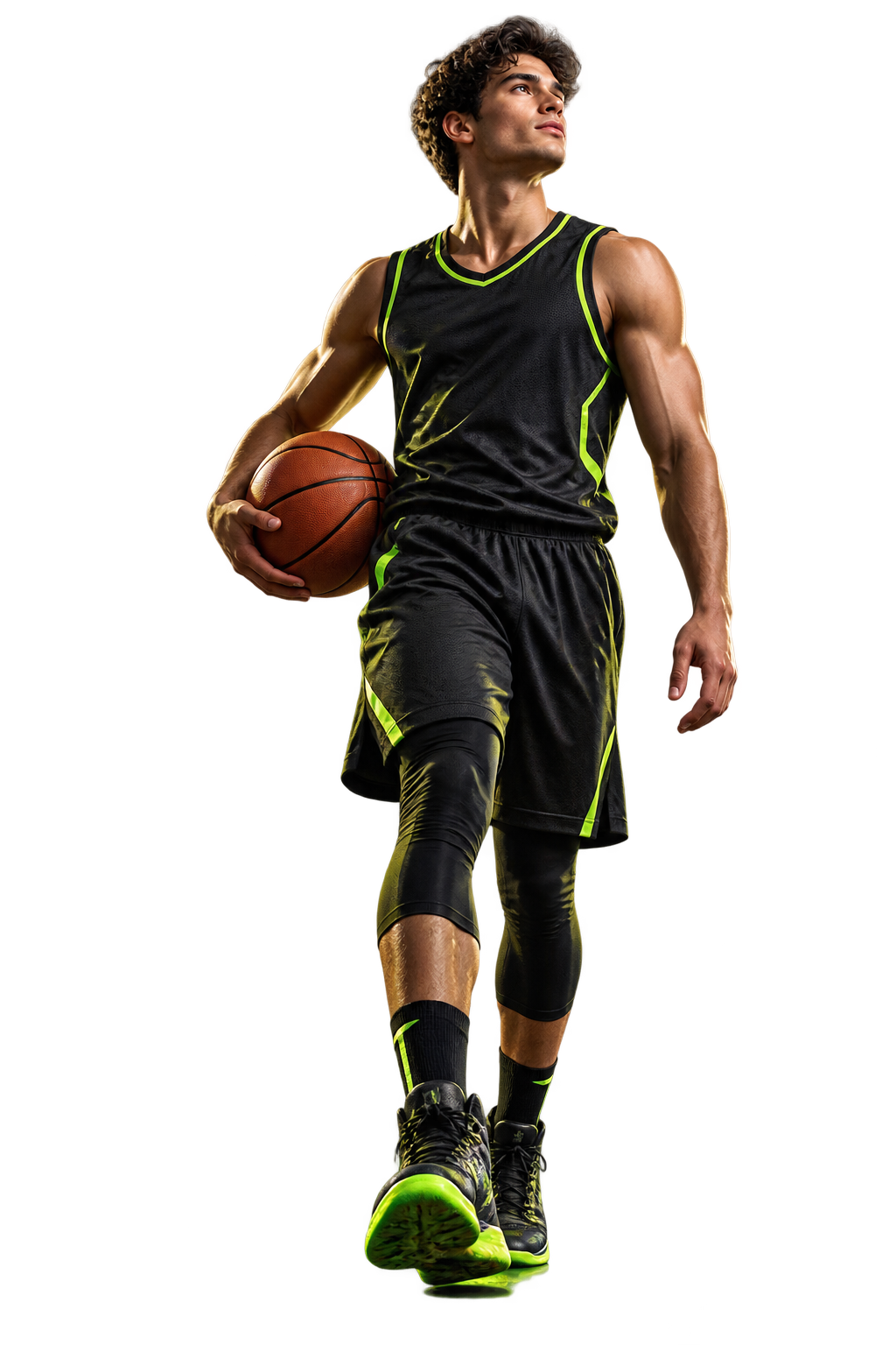 Basketball athlete profile example